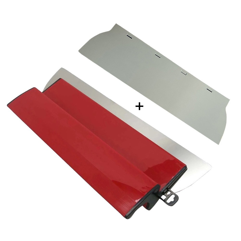 40/60cm Drywall Smoothing Tool Stainless Steel Putty Kn-ife Painting Finishing Skimming Blades Wall Plastering Tools
