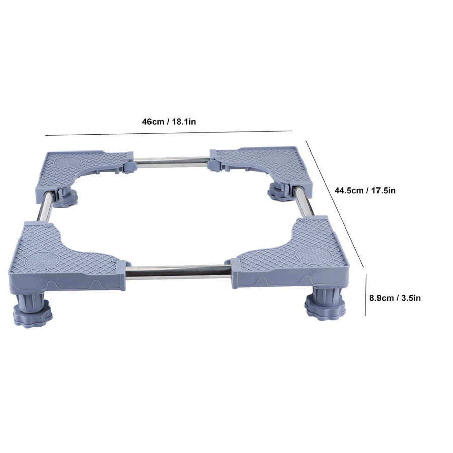 Washing Machine Stand Four-Legged Washing Machine Floor Stand Adjustable Base Bracket for Refrigerator Lavadoras