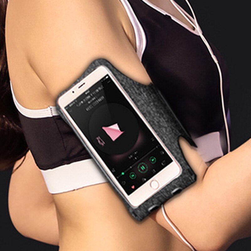 Confortável respirável correndo telefone titular caso esporte braçadeira do telefone móvel smartphone braço banda para homens feminino crianças