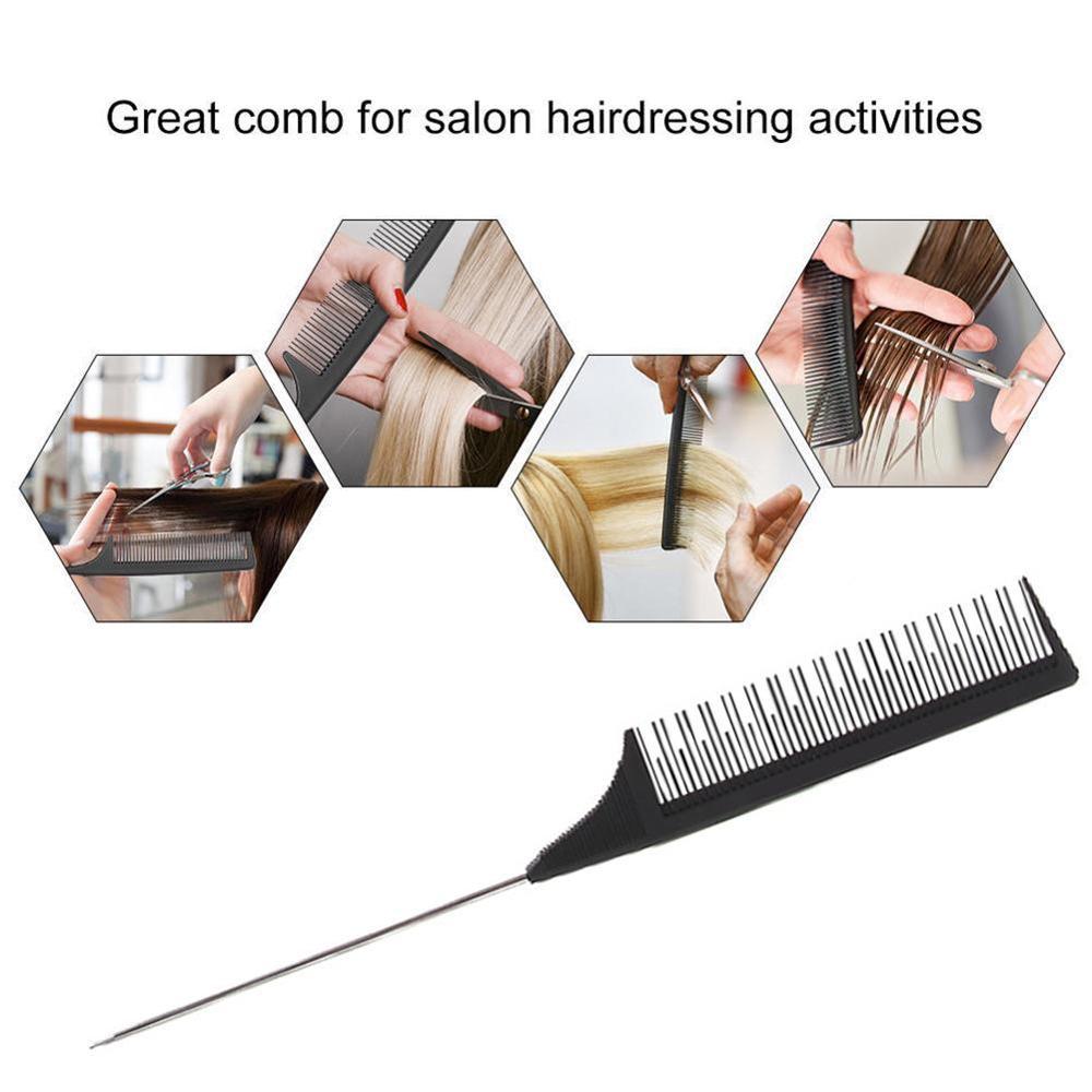 Professionele Tip-Staart Kam Salon Haarverf Benadrukken Plastic Styling Kam Kapsalon Kappers Gereedschap