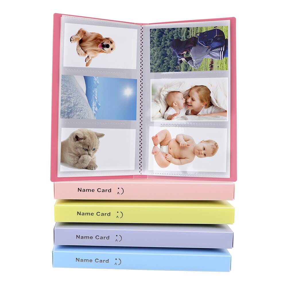Idol Lomo Card 120 Pockets Card Album Photo Album Photocard Name Card Saving Memory Souvenir Portable