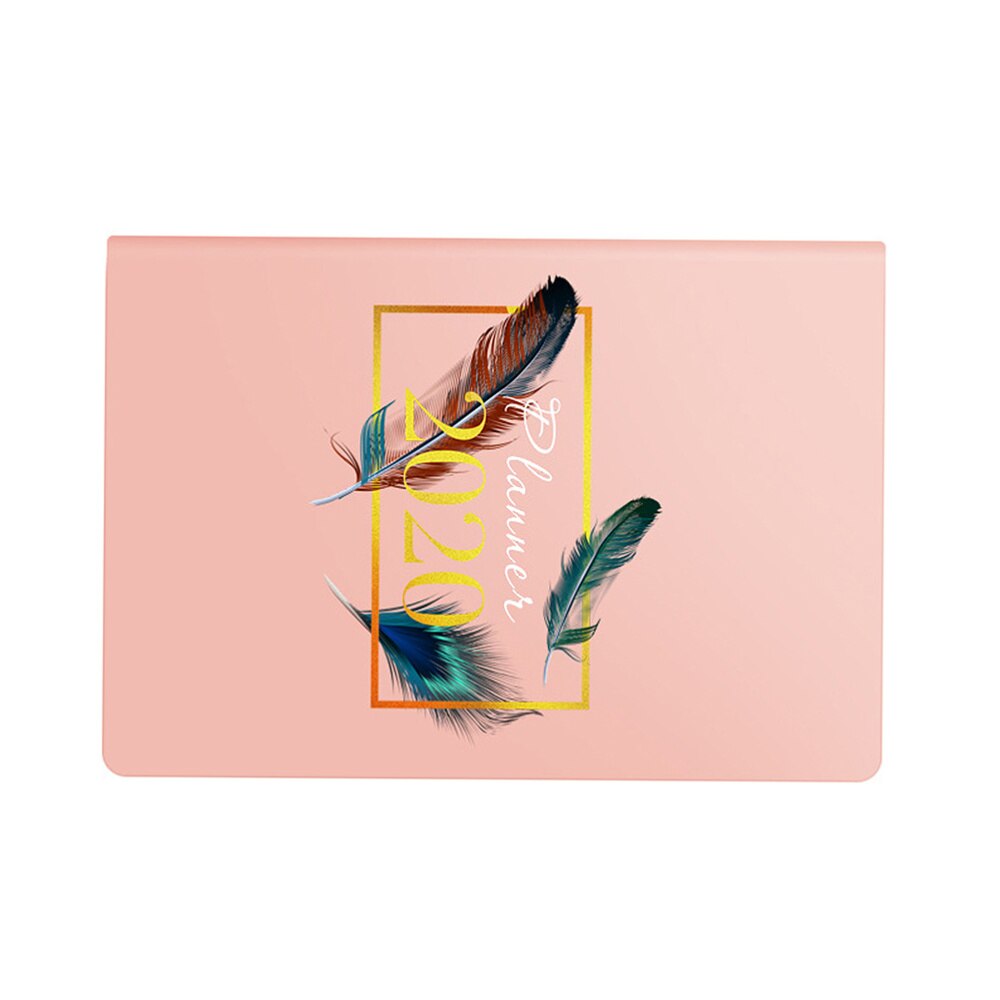 1Pcs A5 Planner Efficiency Agenda Schedule Notebooks Diary Stationery for School Office(Red)