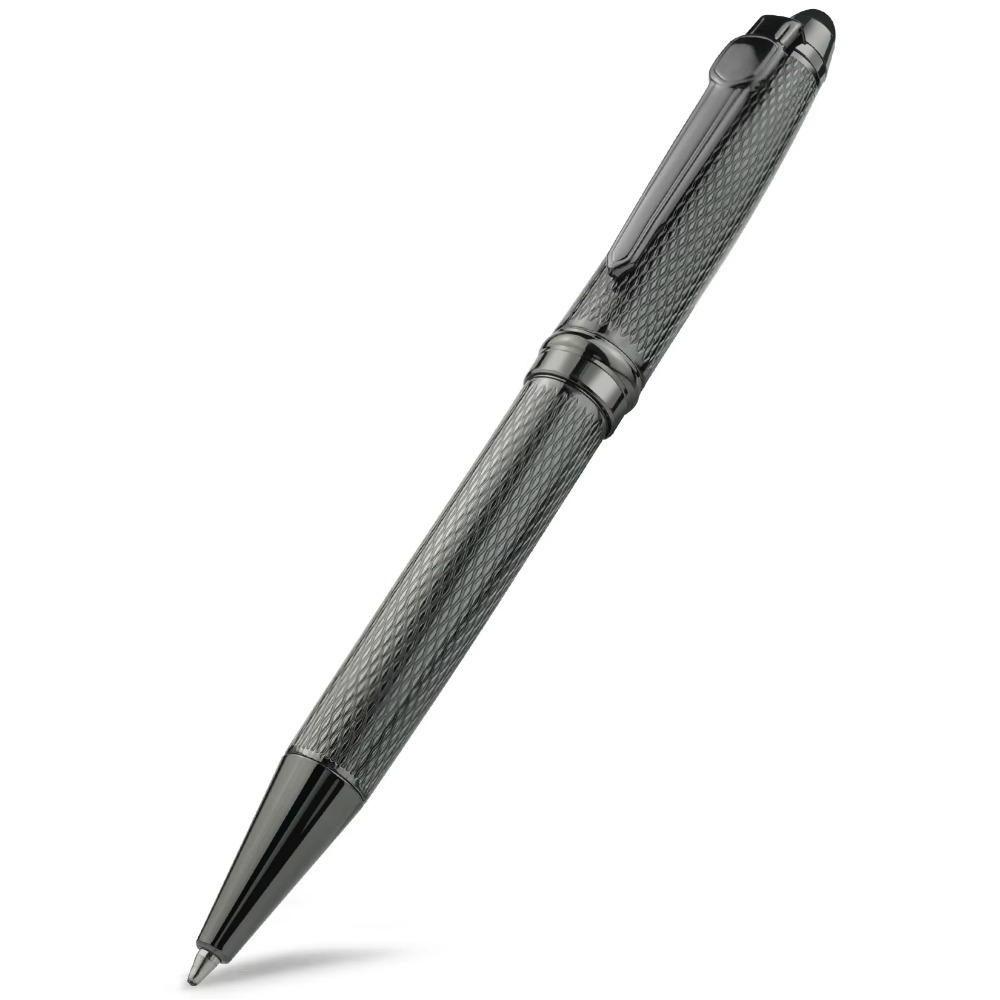 Ballpoint Pens Housing Retractable Ball Point Pen Smooth Writing Roller Ball Pen Signature Pen Pens for Men Women: Light Grey