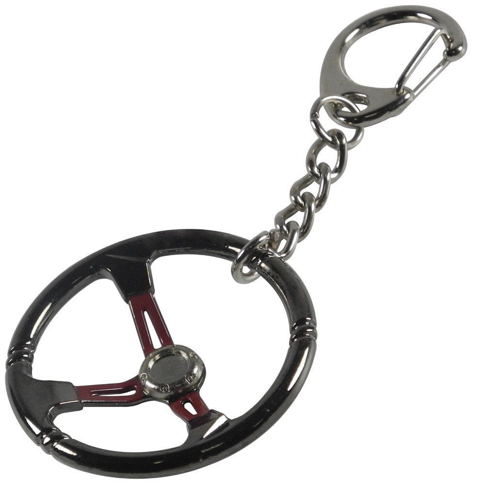 jingyuqin Popular Jewelry Keychain Sleeve Bearing Spinning Auto Stainless Steel Car Steering Wheel Model Urbocharger Key Ring