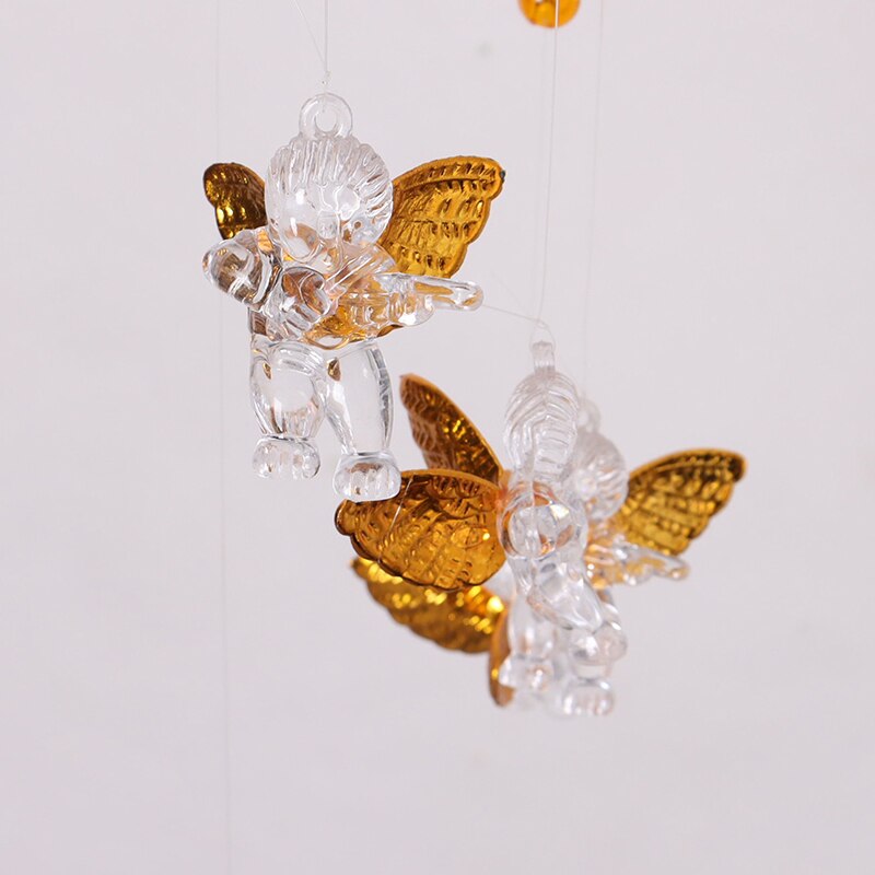 Wind Chimes Yard Good Luck Guardian Angel Metal Bell Hanging Nice Sound