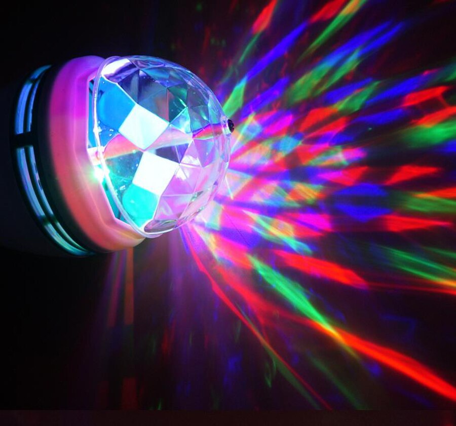 Mini luces de discoteca USB, Luz Portátil de en casa, CC de 5V, Led alimentada por USB, Bola de de escenario, iluminación de DJ, de Karaoke, Led de Navidad