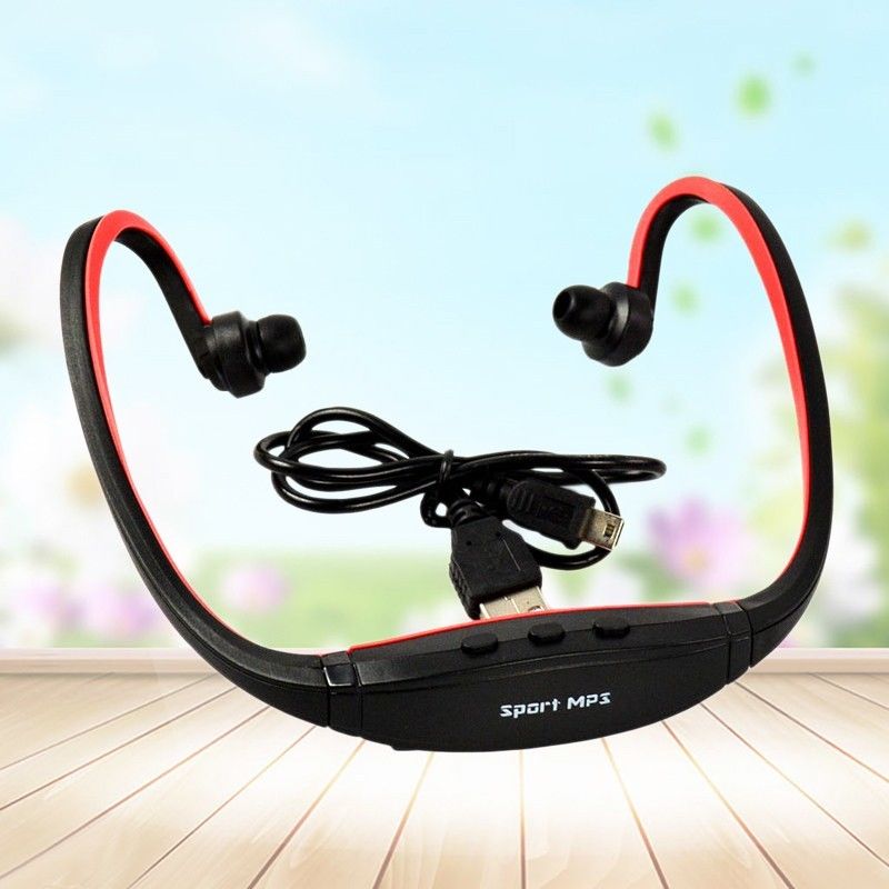 Auriculares deportivos para MP3, cascos para música, con reproductor de Radio FM, tarjeta de buena y sonido moderno