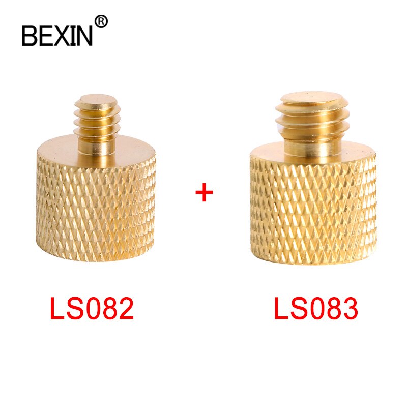 2PCS 1/4 3/8 Male to Female Thread Screw Mount Adapter Tripod Plate Screw Mount for Camera Flash Tripod Light Stand Converter: Set 1