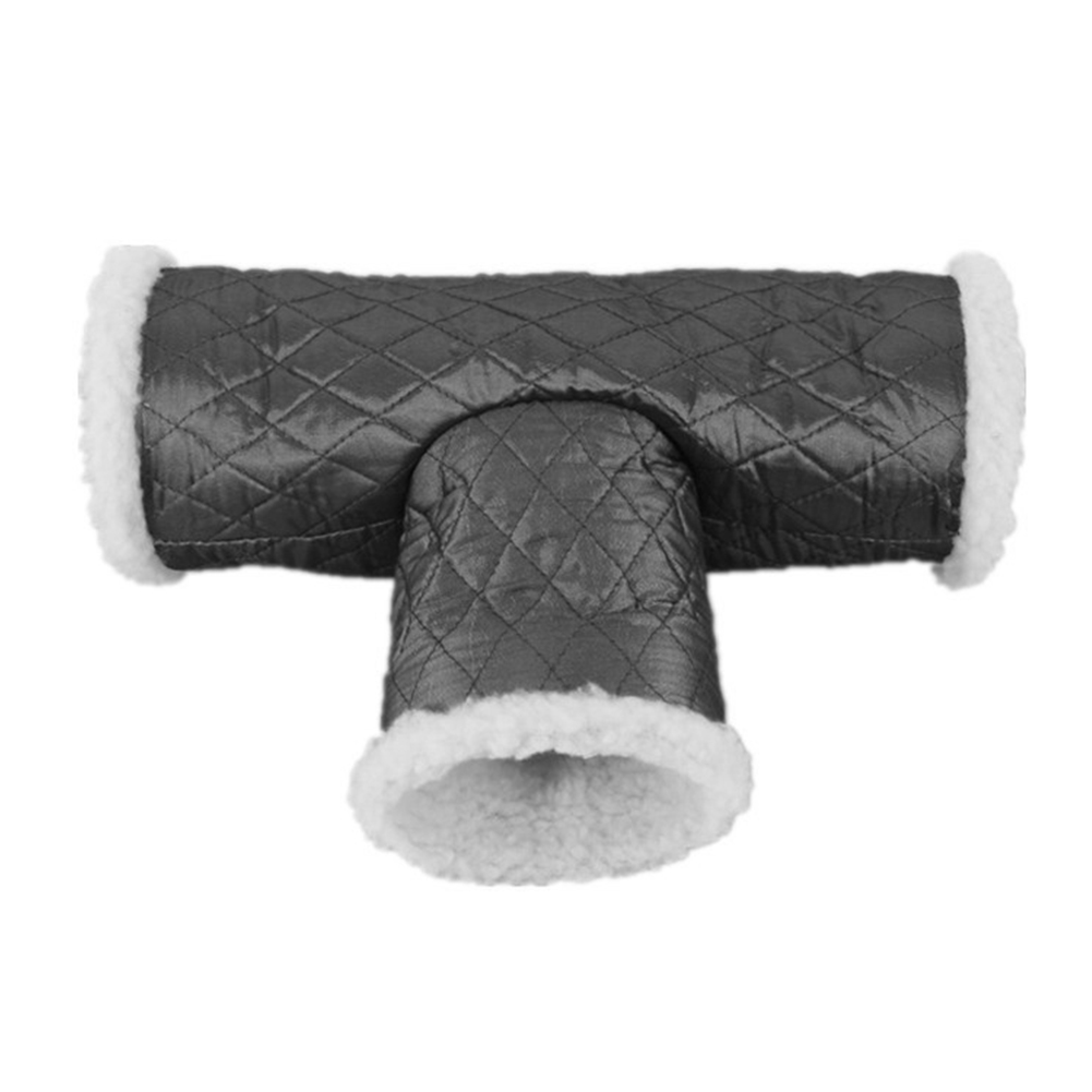 3 voies jouer accessoires drôle souris douce petits animaux Hamster Tunnel exercice Chinchilla maison Cages Tubes jouet cochon d'inde: Gray