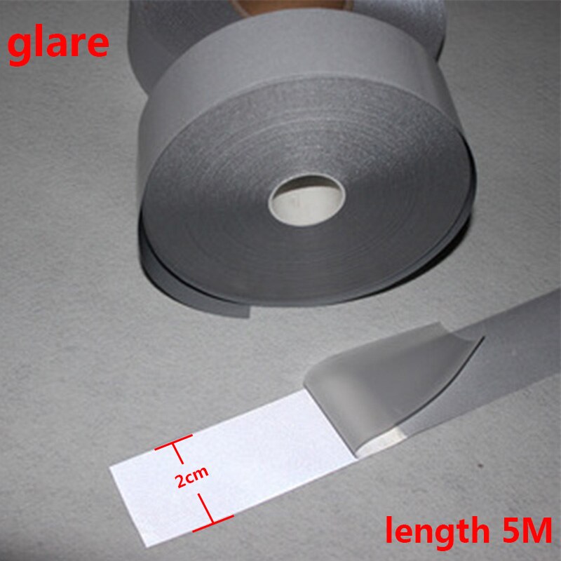 Reflective Tape reflect strip Strip Heat Transfered Reflective Sticker For Clothes Iron On Bag Shoes Diy Handmade Crafts: glare  500x2cm