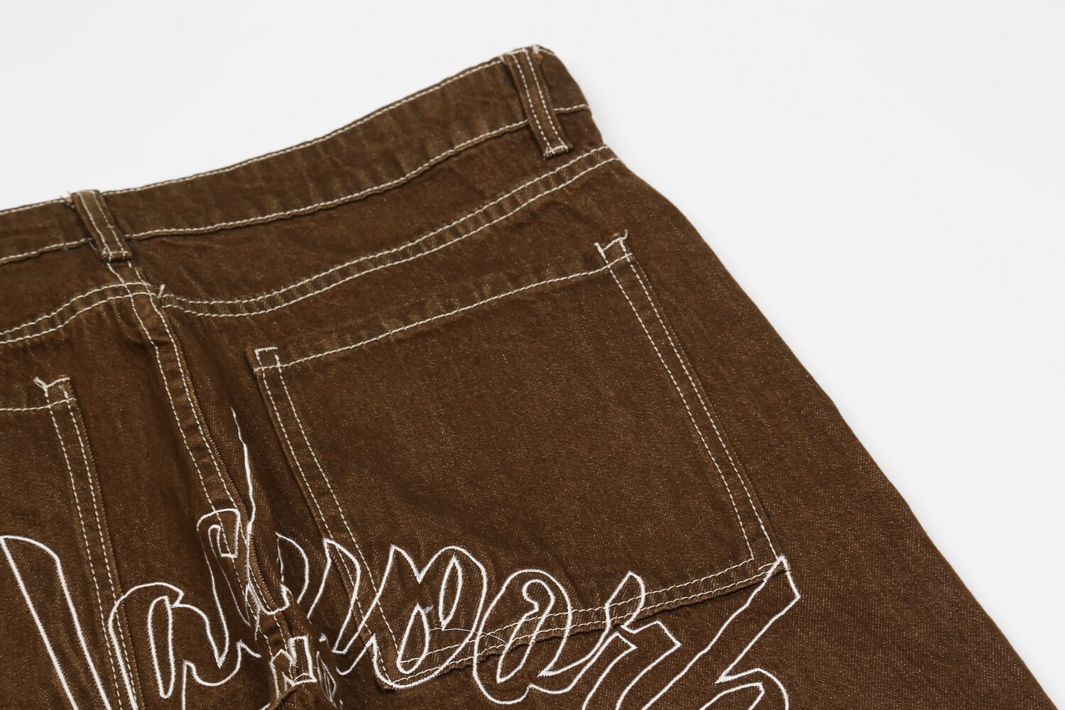 Pantalones vaqueros de estilo hip hop para hombre, Jeans con bordado de estrella de cinco puntas, Jeans lavados Vintage, pantalones vaqueros holgados de , Jeans de Rap de talla grande