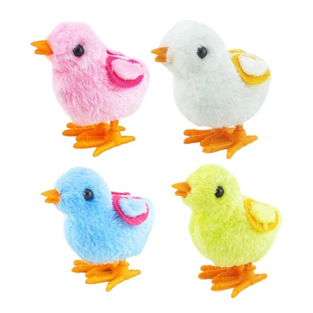 Jouet mécanique avec souris et poulet, 1 pièce, jouet à remonter, Animal de dessin animé, saut, marche, pour enfants et bébés, jouets amusants, couleur aléatoire