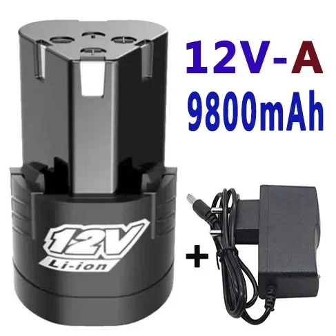 .Hohe Kapazität 12V 9800mAh Universal Akku Für Elektrowerkzeuge Elektrische Schraubendreher Elektrische 12V 6800mAh: Rot