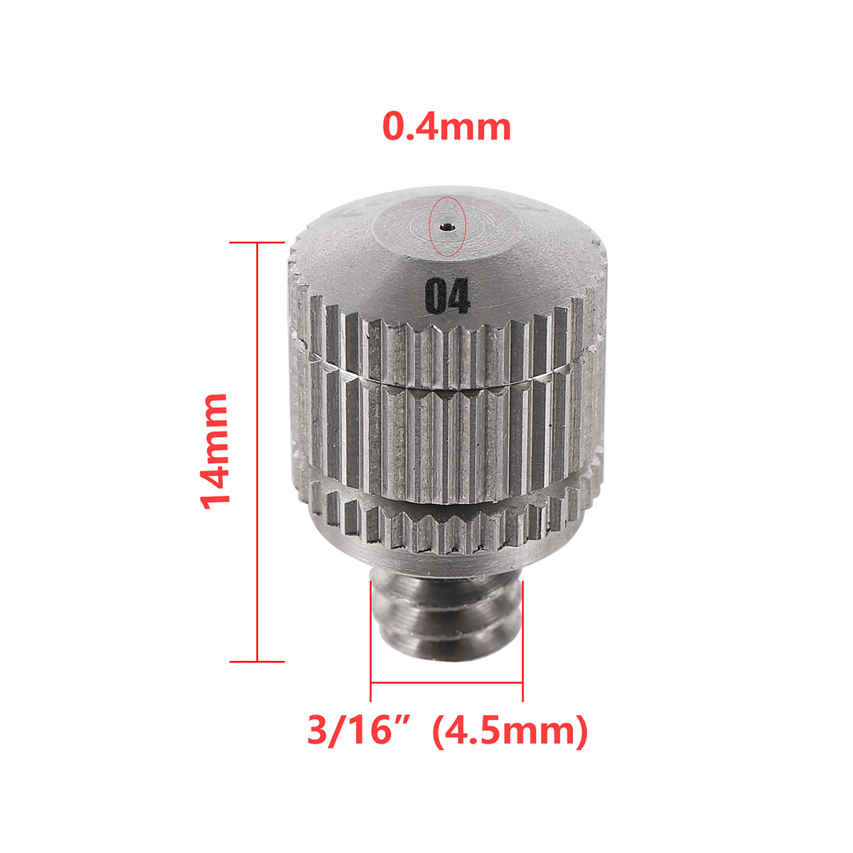 Buse de brumisation basse pression 3/4/5 sites, arroseur de refroidissement par atomisation 0.3/0.4/0.5/0.6mm, pulvérisateur de refroidissement par brumisation pour l'irrigation du jardin: YELLOW