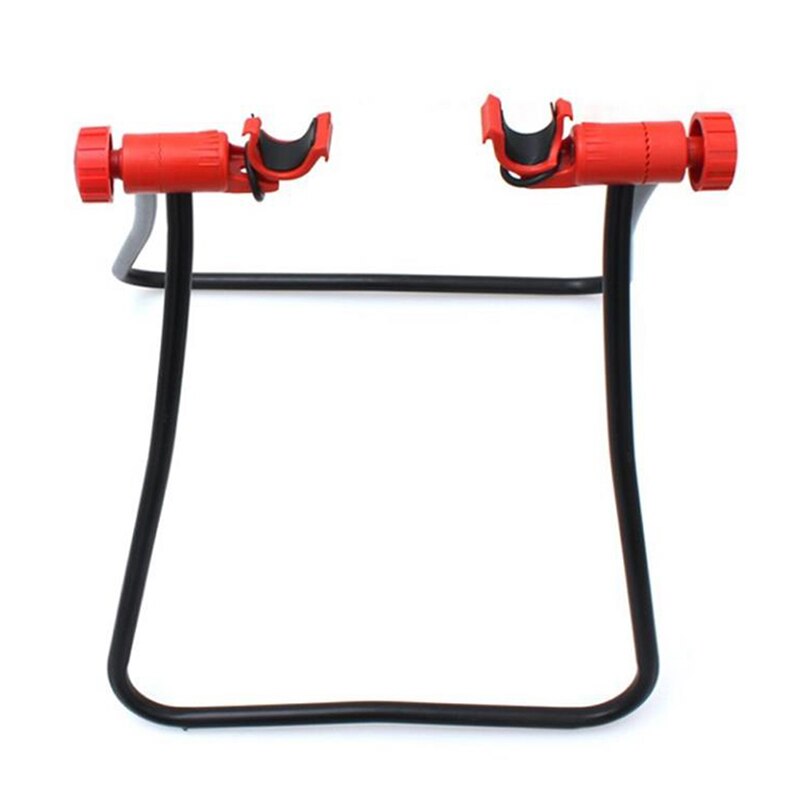 Mountain Bike Road Bike Triangle Vertical Stand Display Wheel Hub Bike Repair Stand Kickstand For Bicycle Repair Floor Stand: Default Title