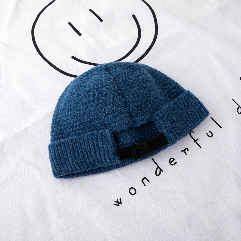 Bonnet Tricoté Motif Tête De Mort - Unisexe, élastique, Chaud - Taille 56-58 Cm - En Acrylique, Pour Homme Et Femme - Style Streetwear - 5
