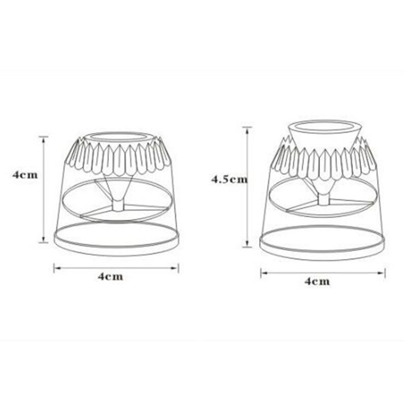 SHENHONG 2 STKS/SET Plastic Sulta Ne Ring Cookies Mold Plasti Icing Piping Nozzles Sultan buis Russische Cake Gebak Tips