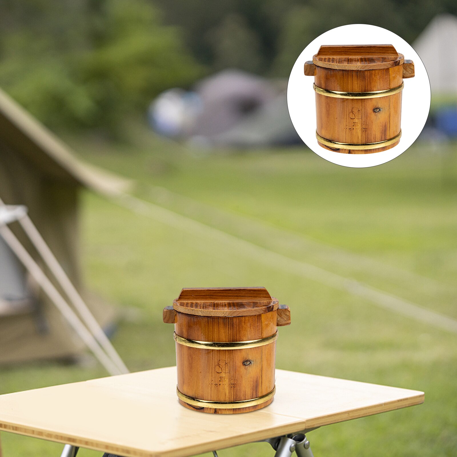Climbing Rice Bucket 1 set of Rice Bucket Wood Cooking Steamer Kitchen ... – Vicedeal