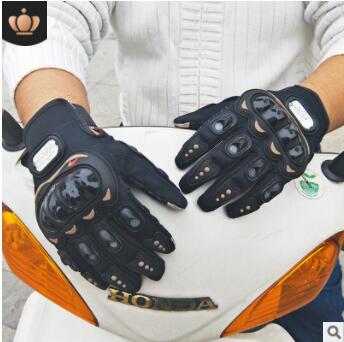 Motorrad reiten handschuhe Anti-Unterhose und Anti-herbst Rennen ritter handschuhe reiten handschuhe sind ausgestattet mit berühren-bildschirm sicherheit handschuhe: 10 / L