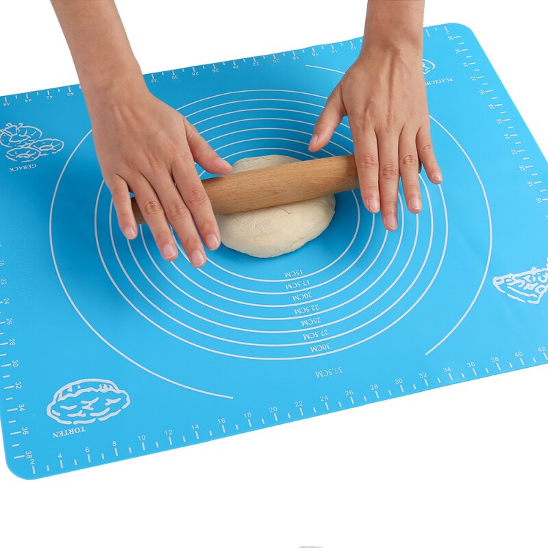 Silicone Gel Mat Kneading Dough Mat Non Stick Home Baking Rolling Cut Mat Multifunctional Household Baking Supplies