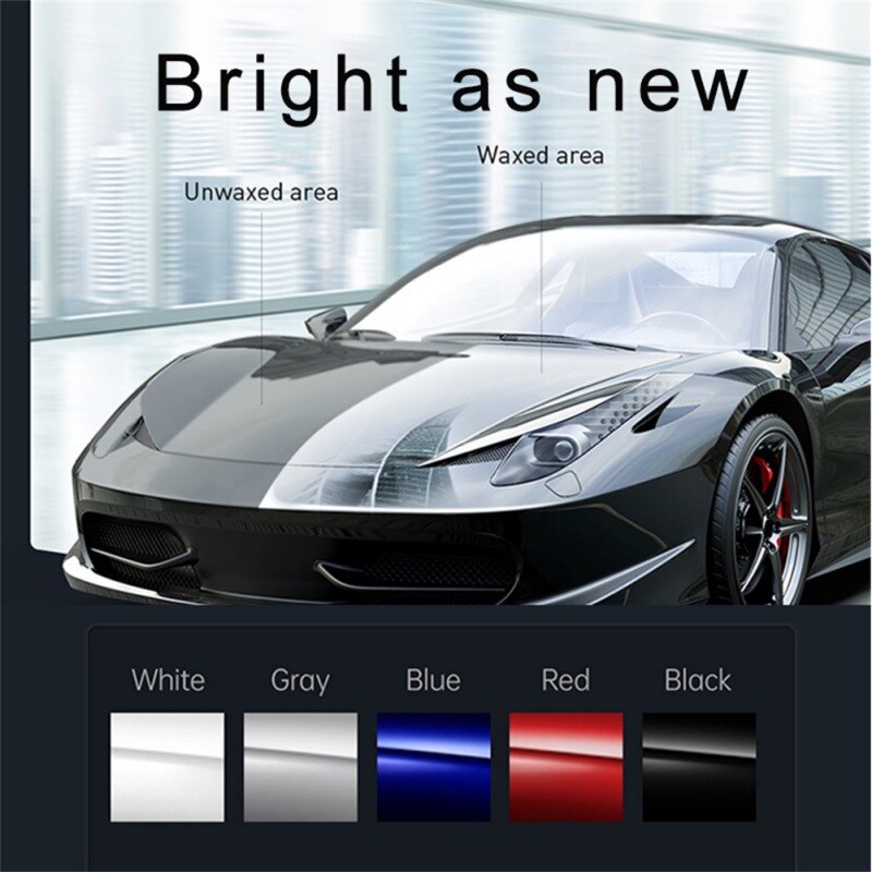 Abrillantador Manual para coche, reparador para arañazos, cuidado de la superficie del coche, material de esponja ABS PC, cera gratis