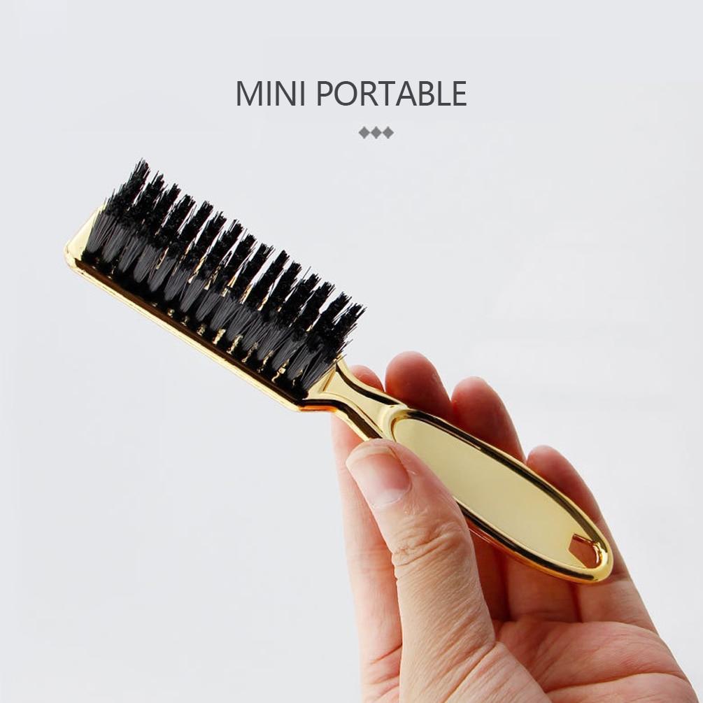 Cepillo de Limpieza del cabello suave con mango de plástico para peluquería, cepillo de peluquero para cuello, plumero para quitar el pelo roto, peine, herramientas de peinado