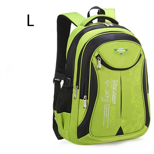 Kids Orthopedische Rugzak Primaire Schooltassen Voor Studenten Jongens Meisjes Rugzakken Waterdichte Schooltassen Boekentas Mochila Infantil: L green