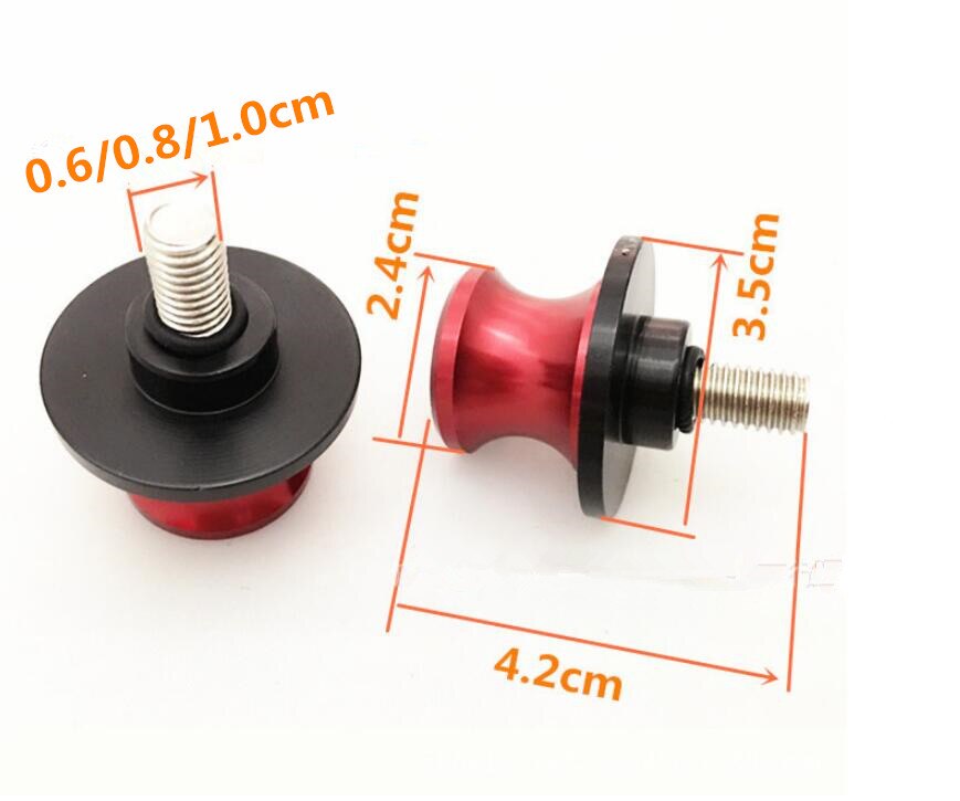 6/ 8/ 10mm Spools Sliders motorcycle Swingarm Spool slider for SUZUKI SFV650 GLADIUS SV650 TL1000S 600 750 KATANA