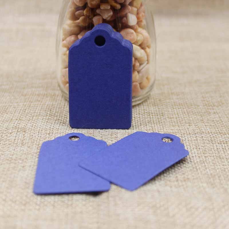 200 stuks 5*3cm beste -seeling diy kraft / wit / paars / marineblauwe papieren labels schelpkop label bagage trouwnotitie blanco prijskaartje: Lichtroze