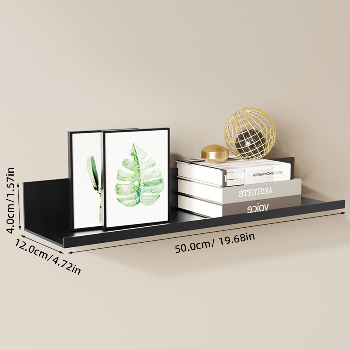 Schwebende verwöhnen für sterben Wandaufbewahrung Arbeitszimmer-Wohnzimmer-DIY-Regal, Dekoratives Regal, Metall-Aluminium-Material, Dekoration, Einlagiges Regal, Badezimmer-WC-Wandregal: Lila