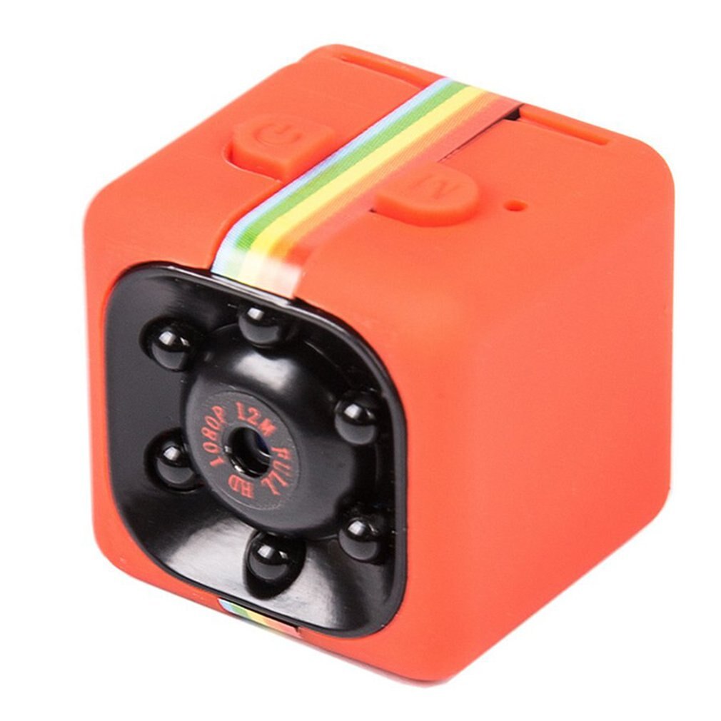 Metal Camera Hd 1080P Sports Dv Camera Night Vision Sports Outdoor USB 2.0 Camera Mini Camera 1080P/720P Optional: 720P Orange