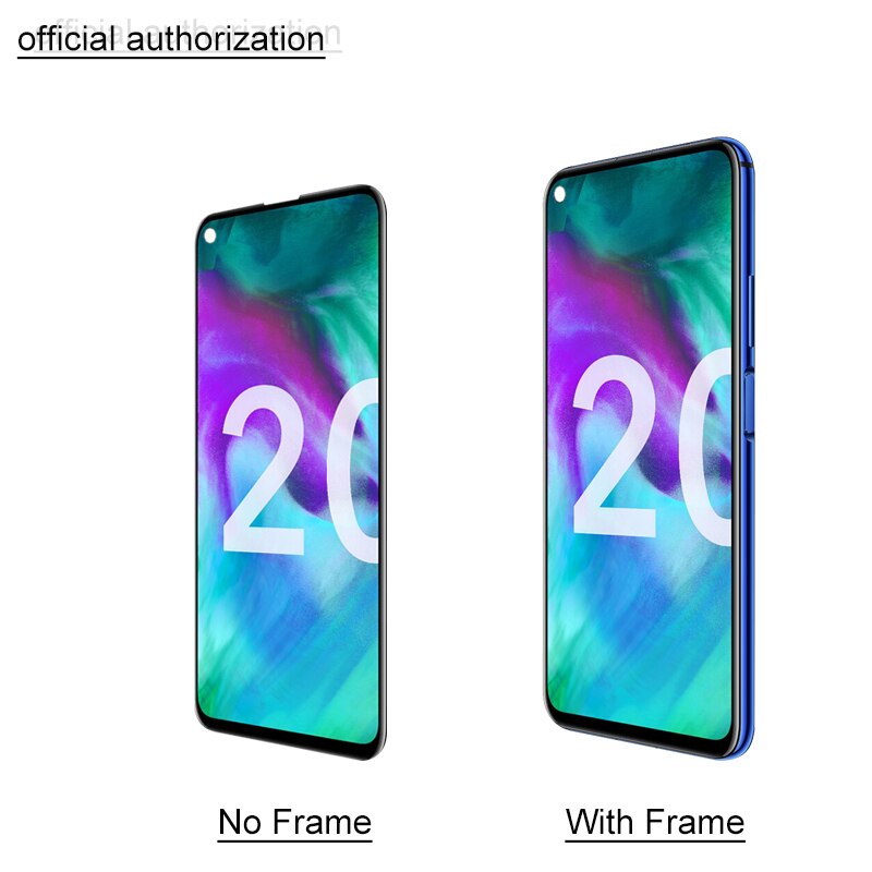 Original Screen for Huawei Honor 20 LCD Display Digitizer Assembly Touch Display Apply to honor 20 YAL-L2 YAL-AL00 Display