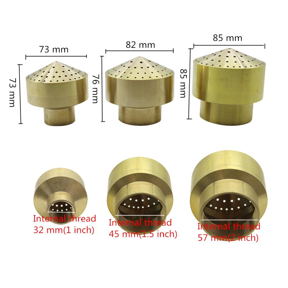 1 Pc 1 "/1,5"/2 "Innengewinde Durcheinander Feuerwerk Wasser Spalte Brunnen Düsen DN25/ DN40/DN50 Garten Landschaft dekorativ Sprinkler