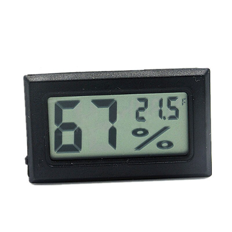 Thermometer Hygrometer Station Clock Room Temperature and Humidity Monitor Gauge Battery Operated: B
