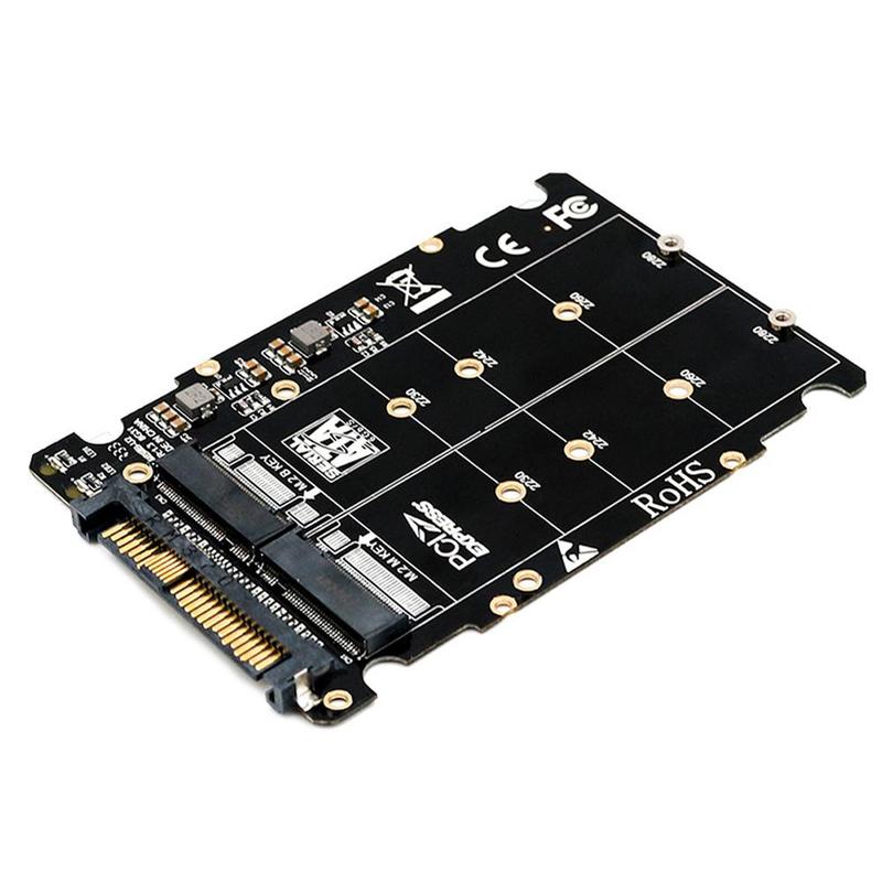 Adattatore SSD M.2 a U.2 2in1 M.2 NVMe e SATA-Bus NGFF SFF-8639 convertitore adattatore PCIe SSD M2 20 PCI-e S30 U.2 Dropshipping V9N6