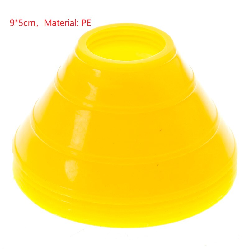 1/5/10Pcs Soccer Training Sign Dish Pressure Resistant Cones Marker Discs Marker Bucket PVC Sports Accessories: YL5pcs