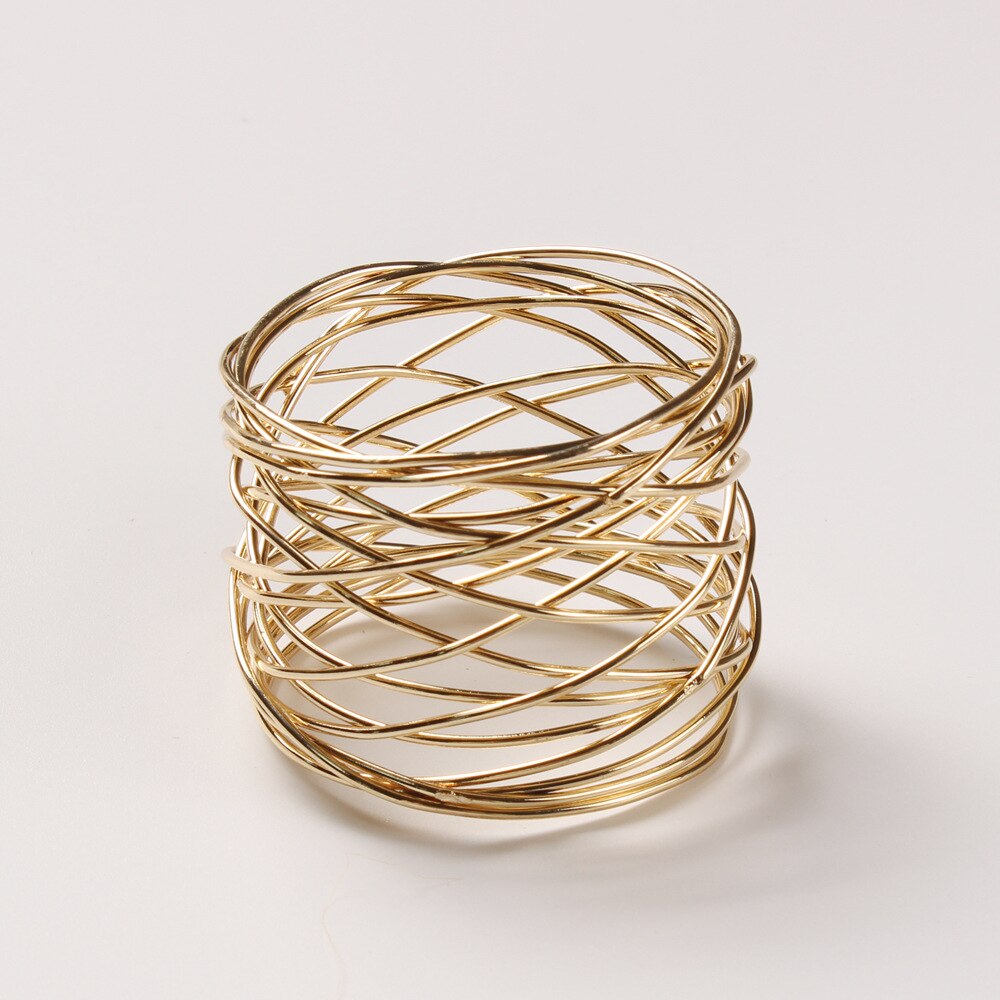 12PCS/Wedding wire wrapped wire napkin ring deskto... – Vicedeal
