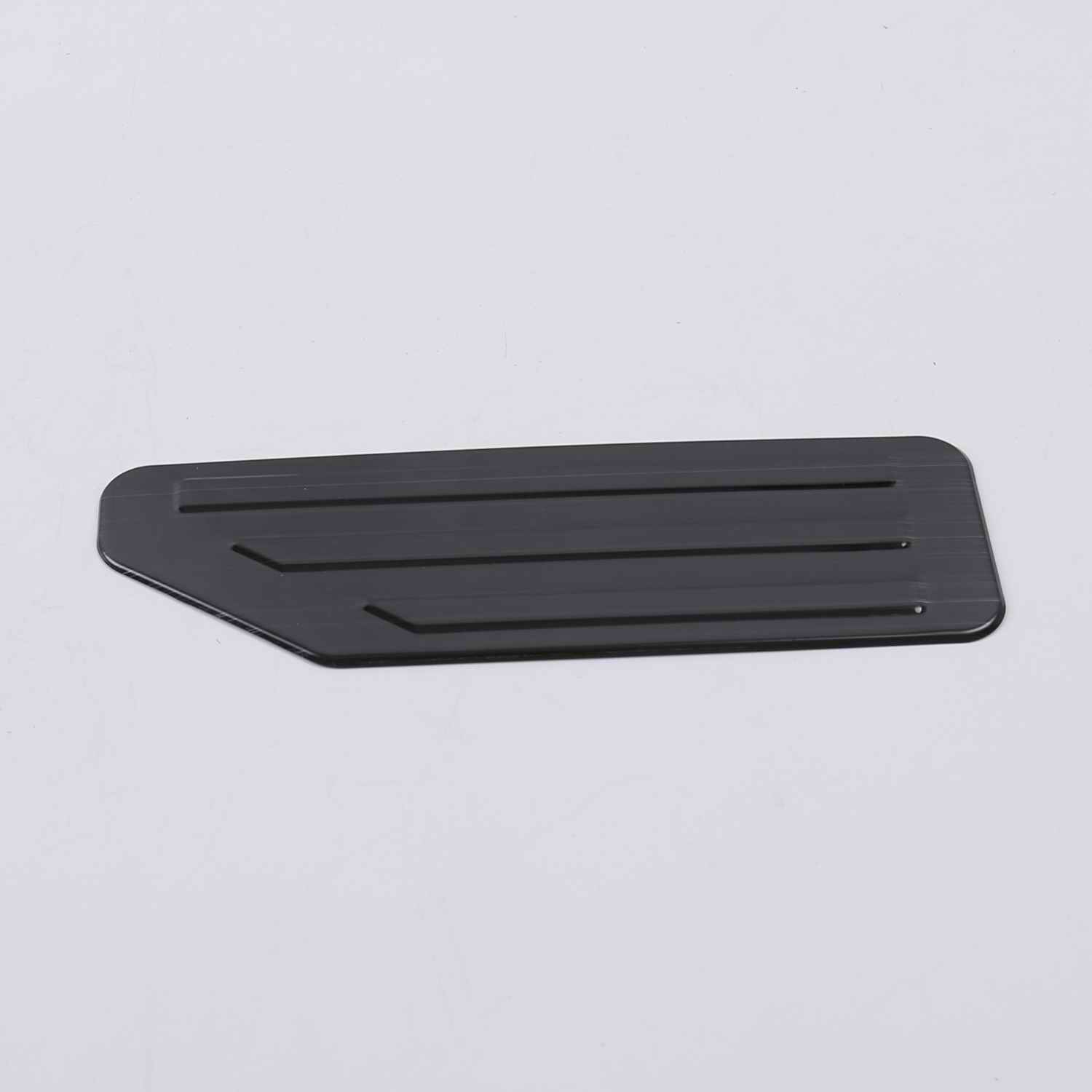 For Nissan Altima Teana Stainless Steel Foot Rest Pedal Cover Trim Plate Decoration Interior Stickers Accessories: Steel  Black
