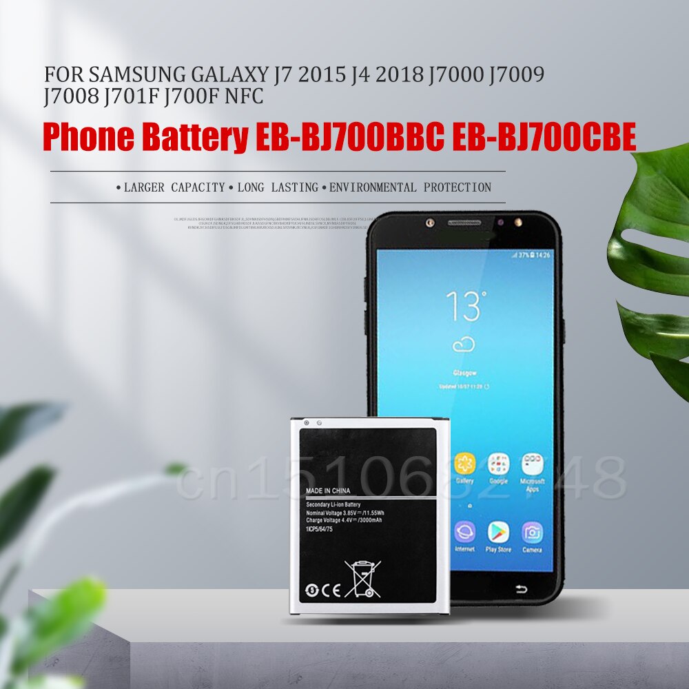 EB-BJ700BBC EB-BJ700CBE EB-BJ700CBC Voor Samsung Galaxy J7 Neo J7009 J7000 J7008 J7009 J700F SM-J700f J701F J700F J4 Telefoon
