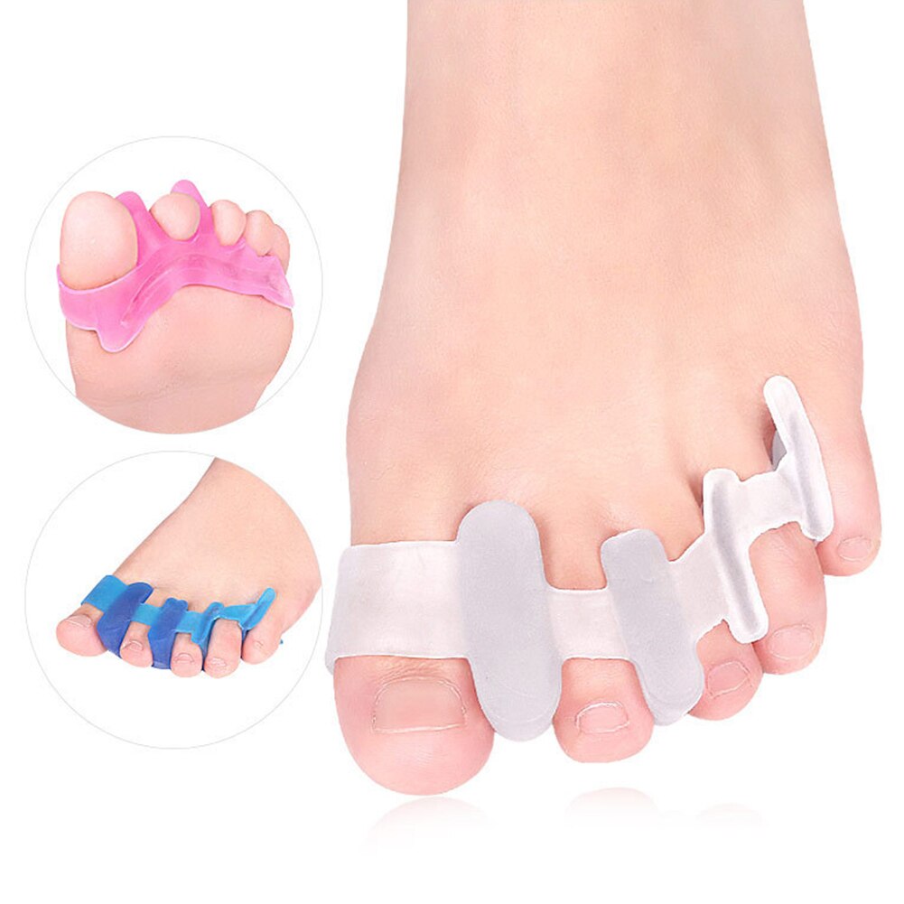 1 pari varpaat hallux valgus corrector separator suoristus jalkojenhoitolaite silikoni bunion suojelija sormet