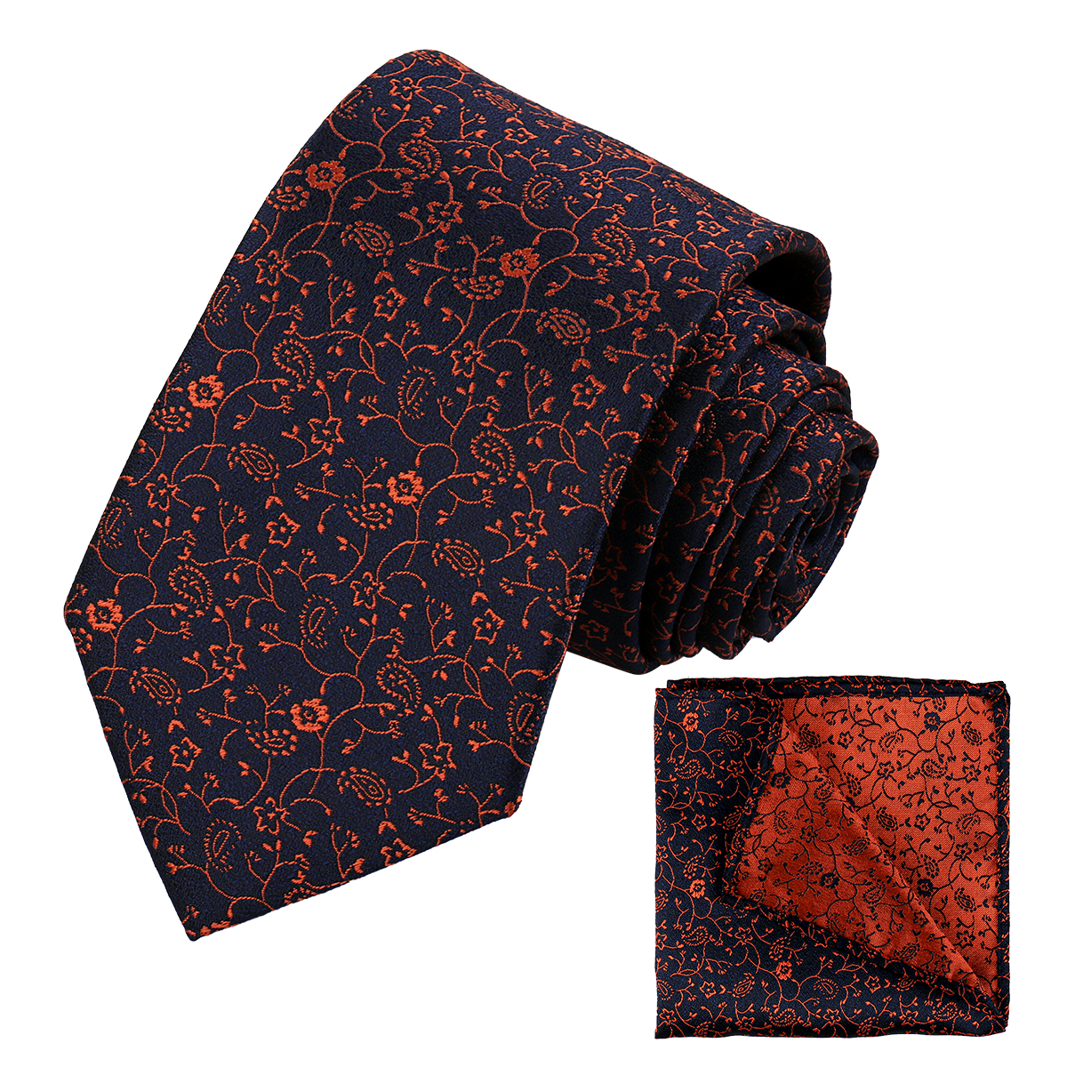 Corbata cuadrada de bolsillo para hombre, conjunto de negocios, corbata, pañuelo, tejido Jacquard, Floral, Paisley, para padrino de boda: Lavanda