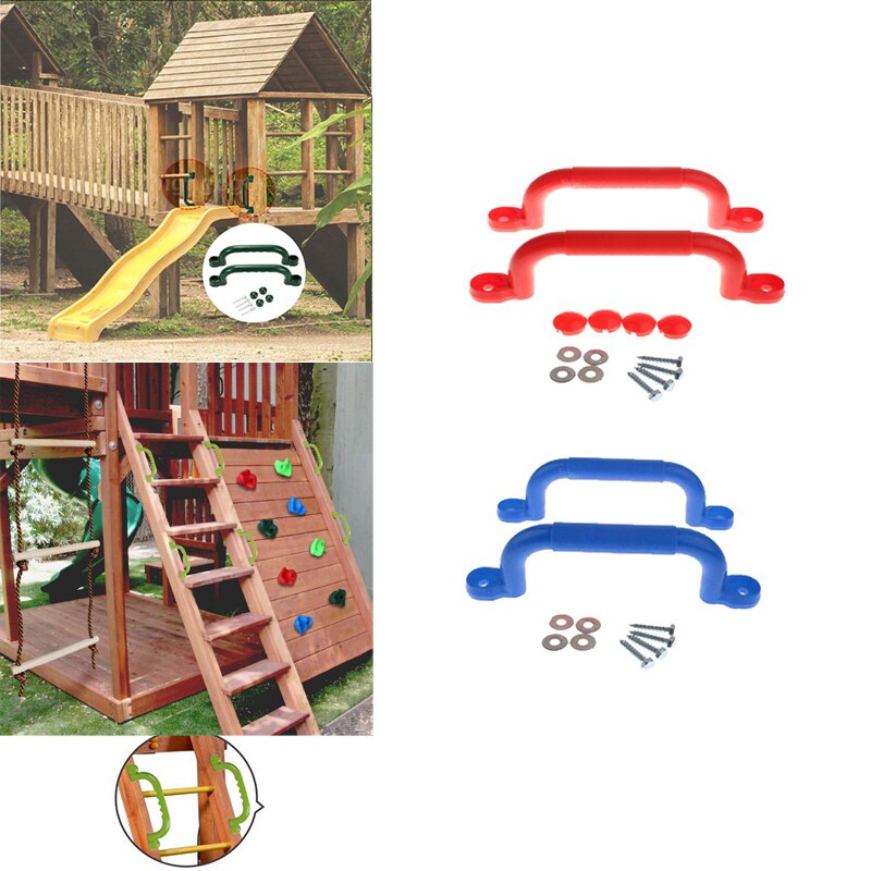 1 Paar Kids Kinderen Speeltuin Veiligheid Antislip Handvat Montage Hardware Kits Klimrek Schommel Speelgoed Accessoires