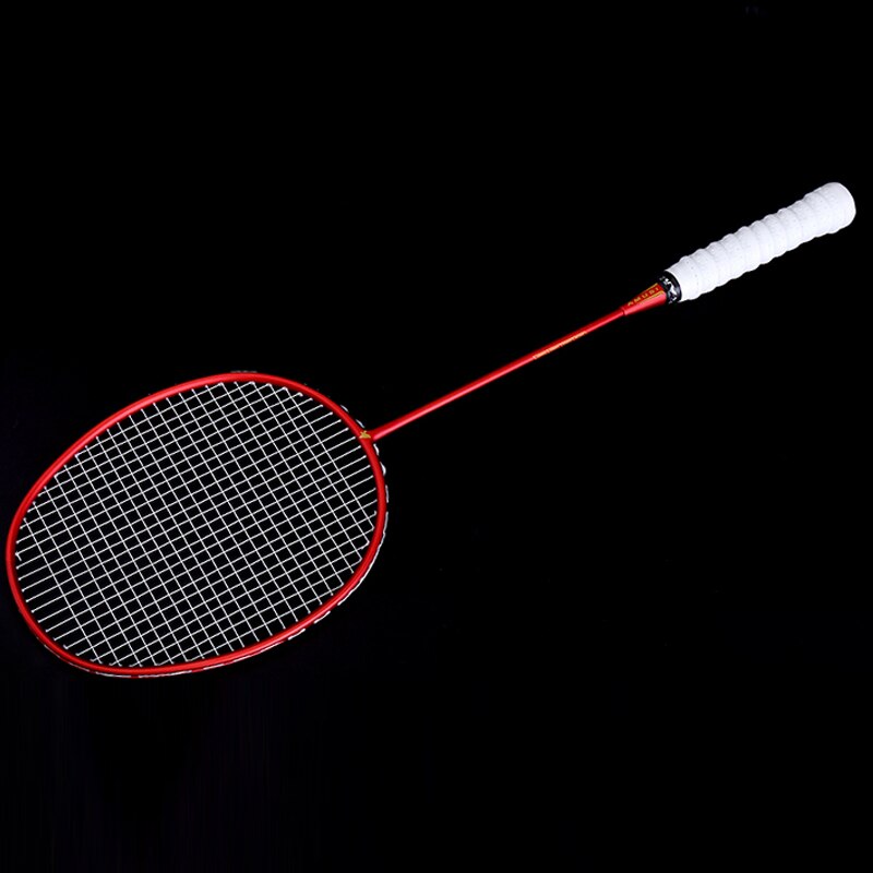 Ultralight 6U Badminton Racket Carbon Portable Free Grips Sports