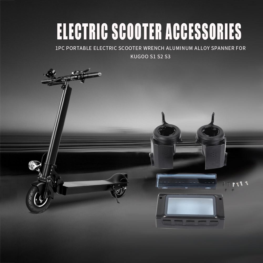 Scooter elétrico de plástico capa tela esquerda e direita polegar lidar com lâmpada escudo kit habitação para kugoo s1 s3 autobalance