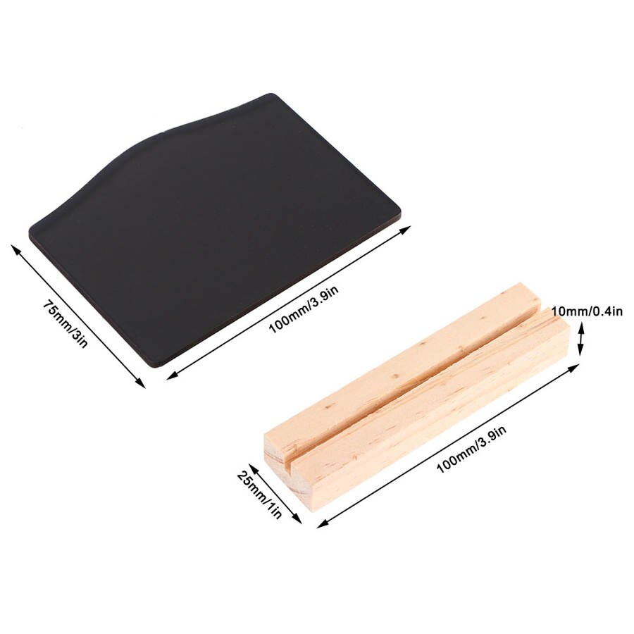 10 stk/sæt juledekorativ mini display tavle ornament til hjemmefest bar indretning skole tavle display tavle