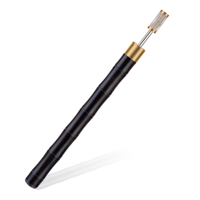 LMDZ Leather Edge Oil Pen Top Edge Dye Pen Roller Oil Pen Sandalwood Handle Leather Craft Tool Applicator Speedy Paint Tools: Black C