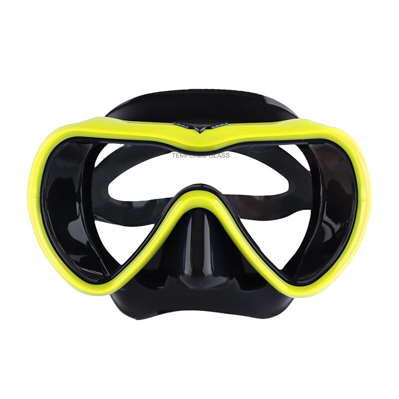 Dive Goggles Underwater Mask Swimming Goggles Swimming Pool Diving Training Goggles Camera Diving Mask: yellow