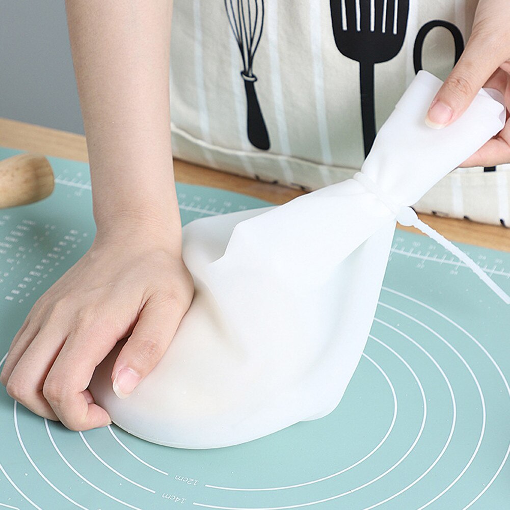 Silikon Teig Kneten Tasche Lebensmittel Klasse Mehl Mischen Silikon Tasche Gebäck Tasche Nicht-Stock DIY mischen Schleifen Lebensmittel Küche werkzeuge