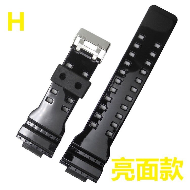 Watch Accessories Rubber Strap Men's Pin Buckle Resin Watch Strap Suitable for Casio G-shock GD120 GA100 GA110 GW8900 watch band