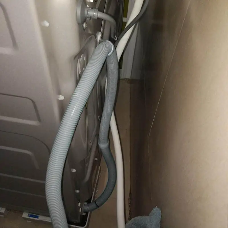 Universal Washing Machine Drain Hose Kit 10Ft Multi Diameter 20 24 30 38mm Thickened Dishwasher Replacement with Clamps